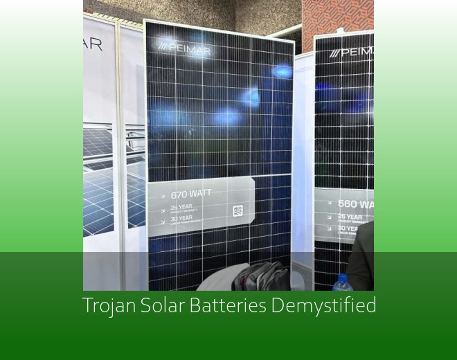 Trojan Solar Batteries Demystified